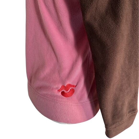 It’s Happy Bunny Vintage Y2K Kiss my A** Pink Fleece Hoodie Size M - Picture 5 of 12